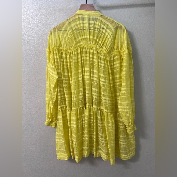 Anthropology Long-Sleeve Zip-Front Mini Dress XS - Picture 4 of 7